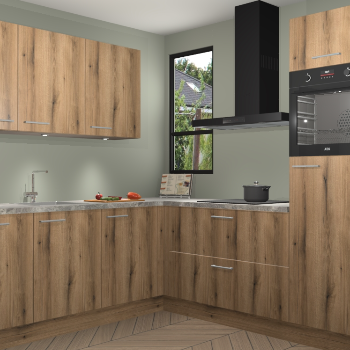 Goud Eiken keuken Johannesburg 105354