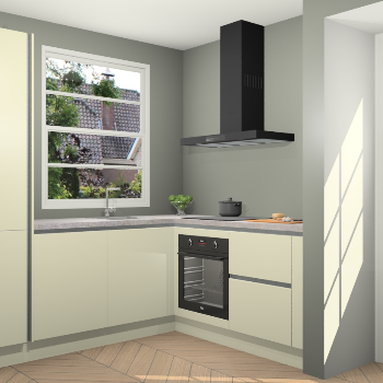 Magnolia greeploze  keuken Harbin 107139