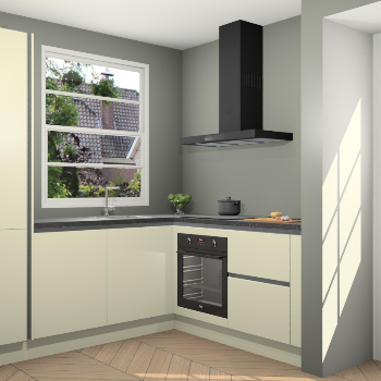 Magnolia greeploze  keuken Harbin 107145