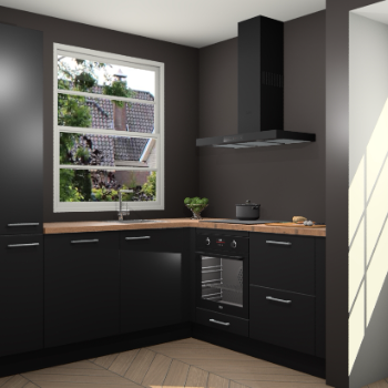 Zwarte keuken Harbin 107149