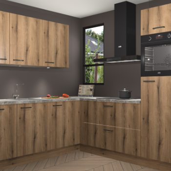 Goud Eiken keuken Johannesburg 105358