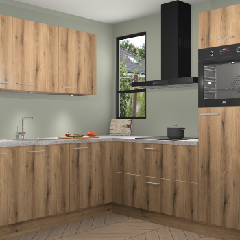 Goud Eiken keuken Johannesburg 105431