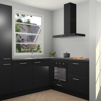 Zwarte keuken Harbin 107226