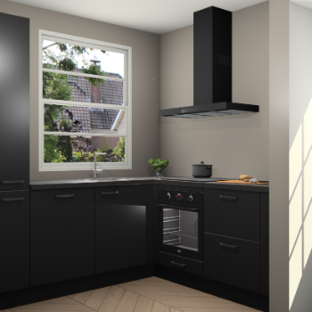 Zwarte keuken Harbin 107229