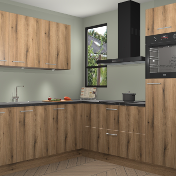 Goud Eiken keuken Johannesburg 105453