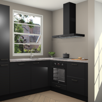 Zwarte keuken Harbin 107241