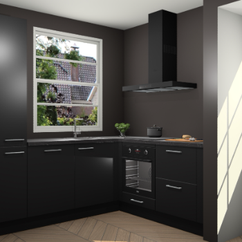 Zwarte  keuken Harbin 107245