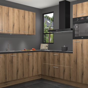 Goud Eiken keuken Johannesburg 105455