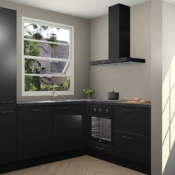 Zwarte keuken Harbin 107250