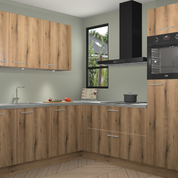 Goud Eiken keuken Johannesburg 105298