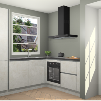 Beton Opal greeploze keuken Harbin 107382