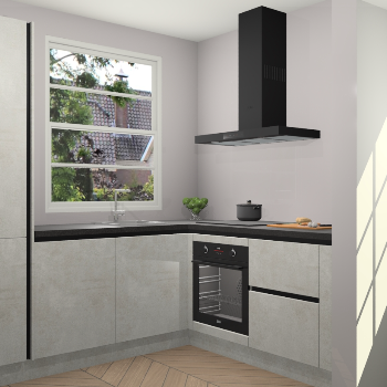 Beton Opal greeploze keuken Harbin 107385