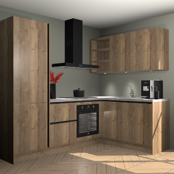 Chocolade Eiken greeploze keuken Pilsen 105466