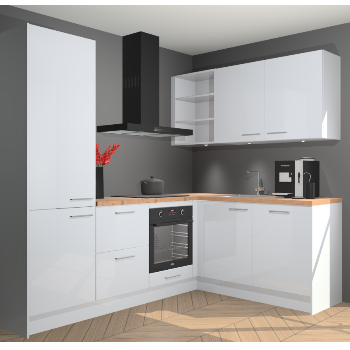 Sneeuwwitte Hoogglans keuken Pilsen 105401