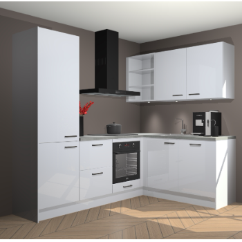 Sneeuwwitte Hoogglans keuken Pilsen 105118