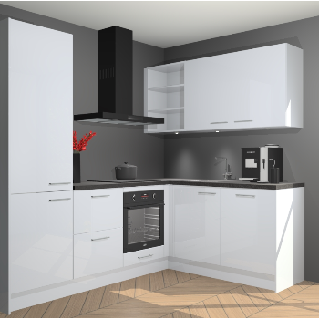 Sneeuwwitte Hoogglans keuken Pilsen 105407