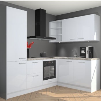 Sneeuwwitte Hoogglans keuken Pilsen 105413