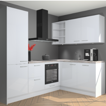 Sneeuwwitte Hoogglans keuken Pilsen 105419