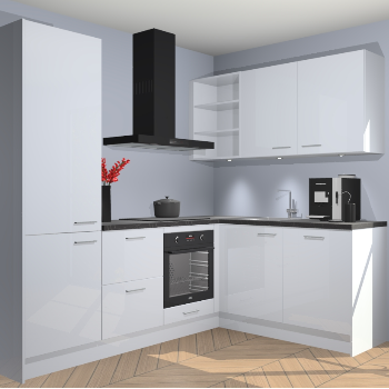 Sneeuwwitte Hoogglans keuken Pilsen 105426