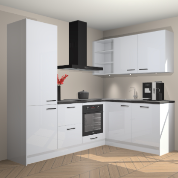 Sneeuwwitte Hoogglans keuken Pilsen 105428