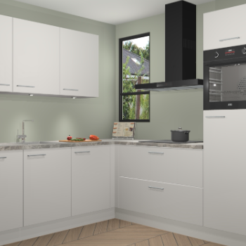 Zijdegrijze hoogglans keuken Johannesburg 106125