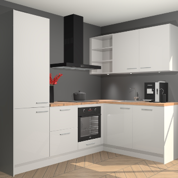 Zijdegrijze Hoogglans keuken Pilsen 105853