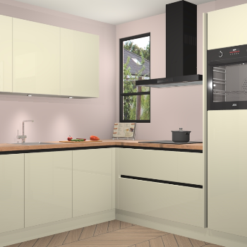 Magnolia hoogglans greeploze keuken Johannesburg 106197