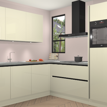 Magnolia hoogglans greeploze keuken Johannesburg 106210