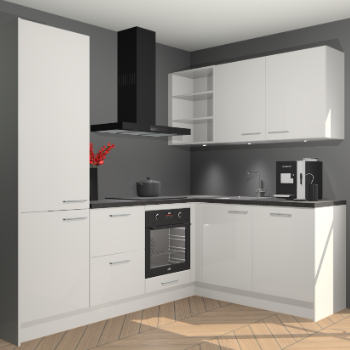 Zijdegrijze Hoogglans keuken Pilsen 105932