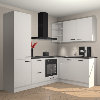 Zijdegrijze Hoogglans keuken Pilsen 105935