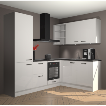 Zijdegrijze Hoogglans keuken Pilsen 105936