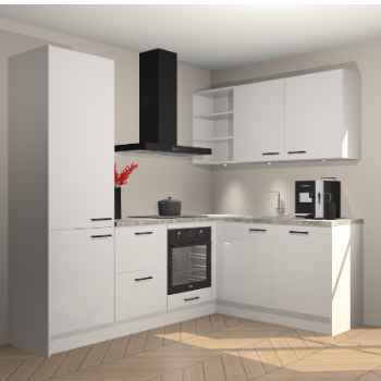 Zijdegrijze Hoogglans keuken Pilsen 105941