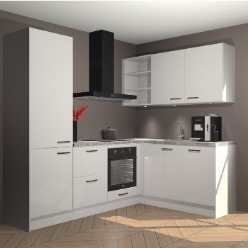 Zijdegrijze Hoogglans keuken Pilsen 105942