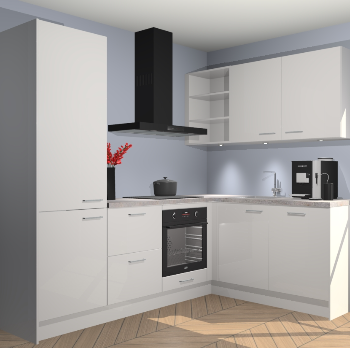 Zijdegrijze Hoogglans keuken Pilsen 105945