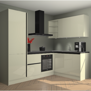 Magnolia Hoogglans greeploze keuken Pilsen 106007