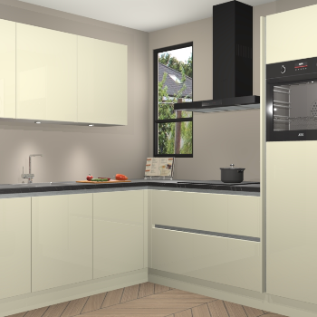 Magnolia hoogglans greeploze keuken Johannesburg 106279