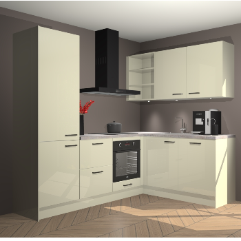 Magnolia hoogglans keuken Pilsen 106018