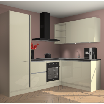 Magnolia Hoogglans greeploze keuken Pilsen 106022