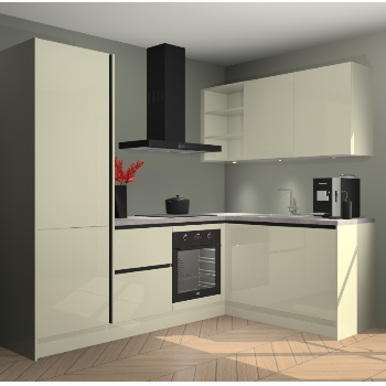 Magnolia Hoogglans greeploze keuken Pilsen 106019