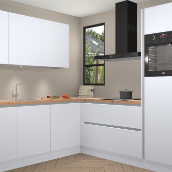 Sneeuwwitte greeploze keuken Johannesburg 106341