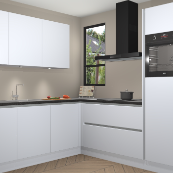 Sneeuwwitte greeploze keuken Johannesburg 106389