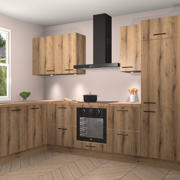 Goud Eiken keuken Beijing 107509