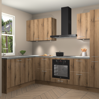 Goud Eiken keuken Beijing 107530