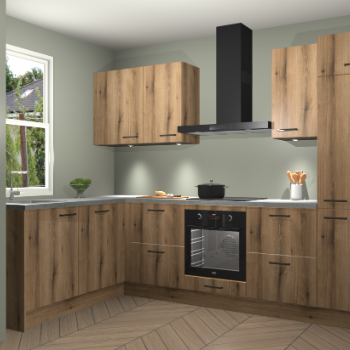 Goud Eiken keuken Beijing 107534