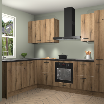 Goud Eiken keuken Beijing 107671