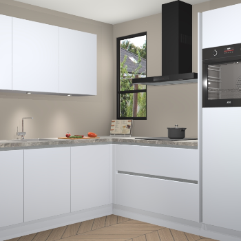 Sneeuwwitte greeploze keuken Johannesburg 106410