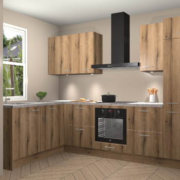 Goud Eiken keuken Beijing 107698