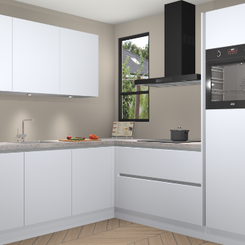 Sneeuwwitte greeploze keuken Johannesburg 106427