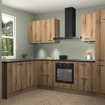 Goud Eiken keuken Beijing 107756