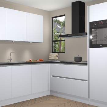 Sneeuwwitte greeploze keuken Johannesburg 106435